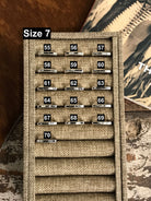 The Inlay Collection Thin White Buffalo Band-Rings-Calli Co., Turquoise and Silver Jewelry, Native American Handmade, Zuni Tribe, Navajo Tribe, Brock Texas