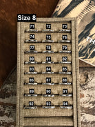 The Inlay Collection Thin White Buffalo Band-Rings-Calli Co., Turquoise and Silver Jewelry, Native American Handmade, Zuni Tribe, Navajo Tribe, Brock Texas