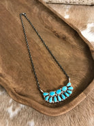 The Woodway Necklace-Necklaces-Calli Co., Turquoise and Silver Jewelry, Native American Handmade, Zuni Tribe, Navajo Tribe, Brock Texas