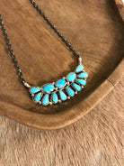The Woodway Necklace-Necklaces-Calli Co., Turquoise and Silver Jewelry, Native American Handmade, Zuni Tribe, Navajo Tribe, Brock Texas