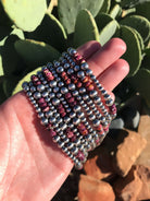 The Manhattan Necklace in Purple Spiny-Necklaces-Calli Co., Turquoise and Silver Jewelry, Native American Handmade, Zuni Tribe, Navajo Tribe, Brock Texas