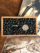 The Inlay Collection Thin White Buffalo Band-Rings-Calli Co., Turquoise and Silver Jewelry, Native American Handmade, Zuni Tribe, Navajo Tribe, Brock Texas