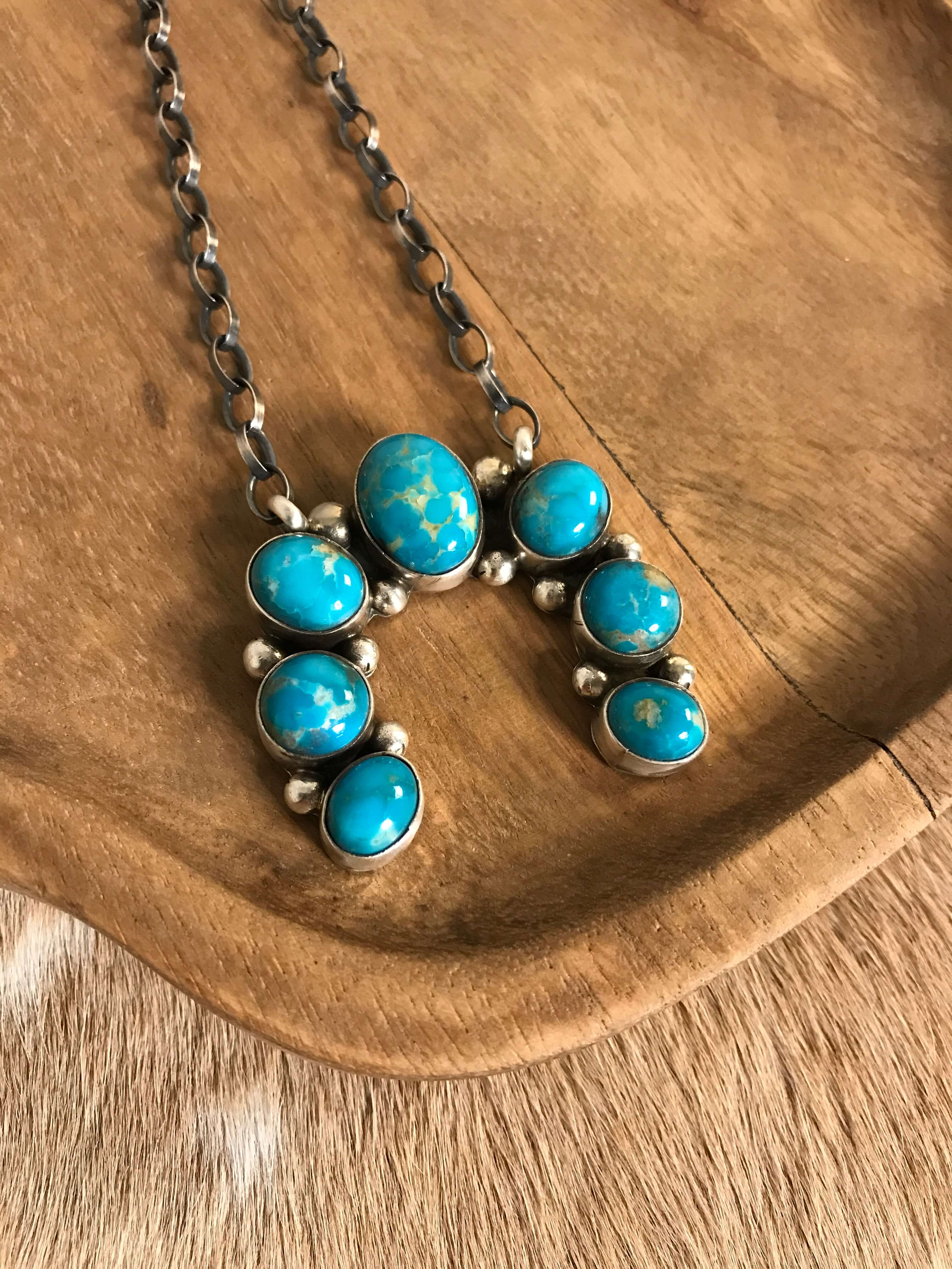 The Naja Necklace, 29-Necklaces-Calli Co., Turquoise and Silver Jewelry, Native American Handmade, Zuni Tribe, Navajo Tribe, Brock Texas