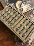 The Chesapeake Rings in Turquoise-Rings-Calli Co., Turquoise and Silver Jewelry, Native American Handmade, Zuni Tribe, Navajo Tribe, Brock Texas