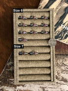 The Chesapeake Rings in Purple Mohave-Rings-Calli Co., Turquoise and Silver Jewelry, Native American Handmade, Zuni Tribe, Navajo Tribe, Brock Texas