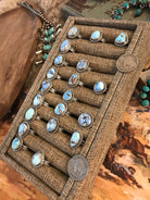 The Yukon Rings in Golden Hills-Rings-Calli Co., Turquoise and Silver Jewelry, Native American Handmade, Zuni Tribe, Navajo Tribe, Brock Texas