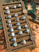 The Yukon Rings in Golden Hills-Rings-Calli Co., Turquoise and Silver Jewelry, Native American Handmade, Zuni Tribe, Navajo Tribe, Brock Texas