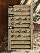 The Chesapeake Rings in Bumblebee-Rings-Calli Co., Turquoise and Silver Jewelry, Native American Handmade, Zuni Tribe, Navajo Tribe, Brock Texas