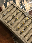 The Chesapeake Rings in Bumblebee-Rings-Calli Co., Turquoise and Silver Jewelry, Native American Handmade, Zuni Tribe, Navajo Tribe, Brock Texas