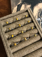 The Chesapeake Rings in Bumblebee-Rings-Calli Co., Turquoise and Silver Jewelry, Native American Handmade, Zuni Tribe, Navajo Tribe, Brock Texas