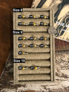 The Chesapeake Rings in Bumblebee-Rings-Calli Co., Turquoise and Silver Jewelry, Native American Handmade, Zuni Tribe, Navajo Tribe, Brock Texas