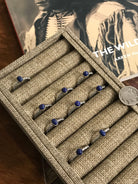 The Chesapeake Rings in Lapis-Rings-Calli Co., Turquoise and Silver Jewelry, Native American Handmade, Zuni Tribe, Navajo Tribe, Brock Texas