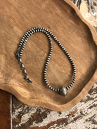 The Sandusky Dime Necklace-Necklaces-Calli Co., Turquoise and Silver Jewelry, Native American Handmade, Zuni Tribe, Navajo Tribe, Brock Texas