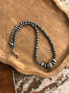 The Pontiac Dime Necklace-Necklaces-Calli Co., Turquoise and Silver Jewelry, Native American Handmade, Zuni Tribe, Navajo Tribe, Brock Texas