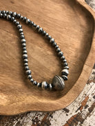 The Pontiac Dime Necklace-Necklaces-Calli Co., Turquoise and Silver Jewelry, Native American Handmade, Zuni Tribe, Navajo Tribe, Brock Texas