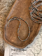 The Stillwater Necklace in Orange Spiny-Necklaces-Calli Co., Turquoise and Silver Jewelry, Native American Handmade, Zuni Tribe, Navajo Tribe, Brock Texas