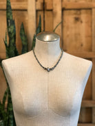 The Pontiac Dime Necklace-Necklaces-Calli Co., Turquoise and Silver Jewelry, Native American Handmade, Zuni Tribe, Navajo Tribe, Brock Texas