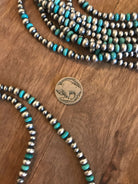 The Stillwater Necklace in Turquoise-Necklaces-Calli Co., Turquoise and Silver Jewelry, Native American Handmade, Zuni Tribe, Navajo Tribe, Brock Texas