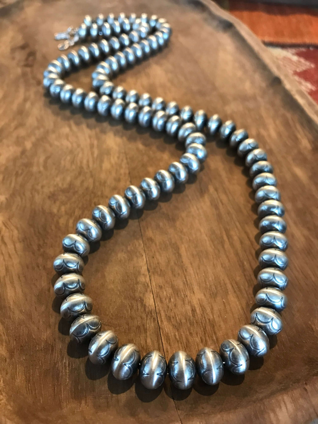 The Anza Necklace, 30"-Necklaces-Calli Co., Turquoise and Silver Jewelry, Native American Handmade, Zuni Tribe, Navajo Tribe, Brock Texas