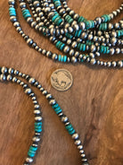 The Telluride Necklace in Turquoise-Necklaces-Calli Co., Turquoise and Silver Jewelry, Native American Handmade, Zuni Tribe, Navajo Tribe, Brock Texas