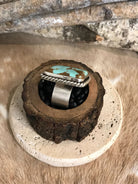 The Boca Ciega Adjustable Turquoise Ring, 2-Rings-Calli Co., Turquoise and Silver Jewelry, Native American Handmade, Zuni Tribe, Navajo Tribe, Brock Texas