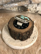 The Boca Ciega Adjustable Turquoise Ring, 5-Rings-Calli Co., Turquoise and Silver Jewelry, Native American Handmade, Zuni Tribe, Navajo Tribe, Brock Texas