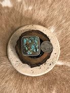 The Boca Ciega Adjustable Turquoise Ring, 6-Rings-Calli Co., Turquoise and Silver Jewelry, Native American Handmade, Zuni Tribe, Navajo Tribe, Brock Texas