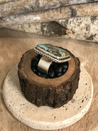The Boca Ciega Adjustable Turquoise Ring, 6-Rings-Calli Co., Turquoise and Silver Jewelry, Native American Handmade, Zuni Tribe, Navajo Tribe, Brock Texas