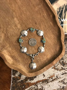 The Dome Dime Link Bracelet, 3-Bracelets & Cuffs-Calli Co., Turquoise and Silver Jewelry, Native American Handmade, Zuni Tribe, Navajo Tribe, Brock Texas