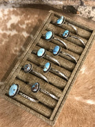 The Chaney Cuffs-Bracelets & Cuffs-Calli Co., Turquoise and Silver Jewelry, Native American Handmade, Zuni Tribe, Navajo Tribe, Brock Texas