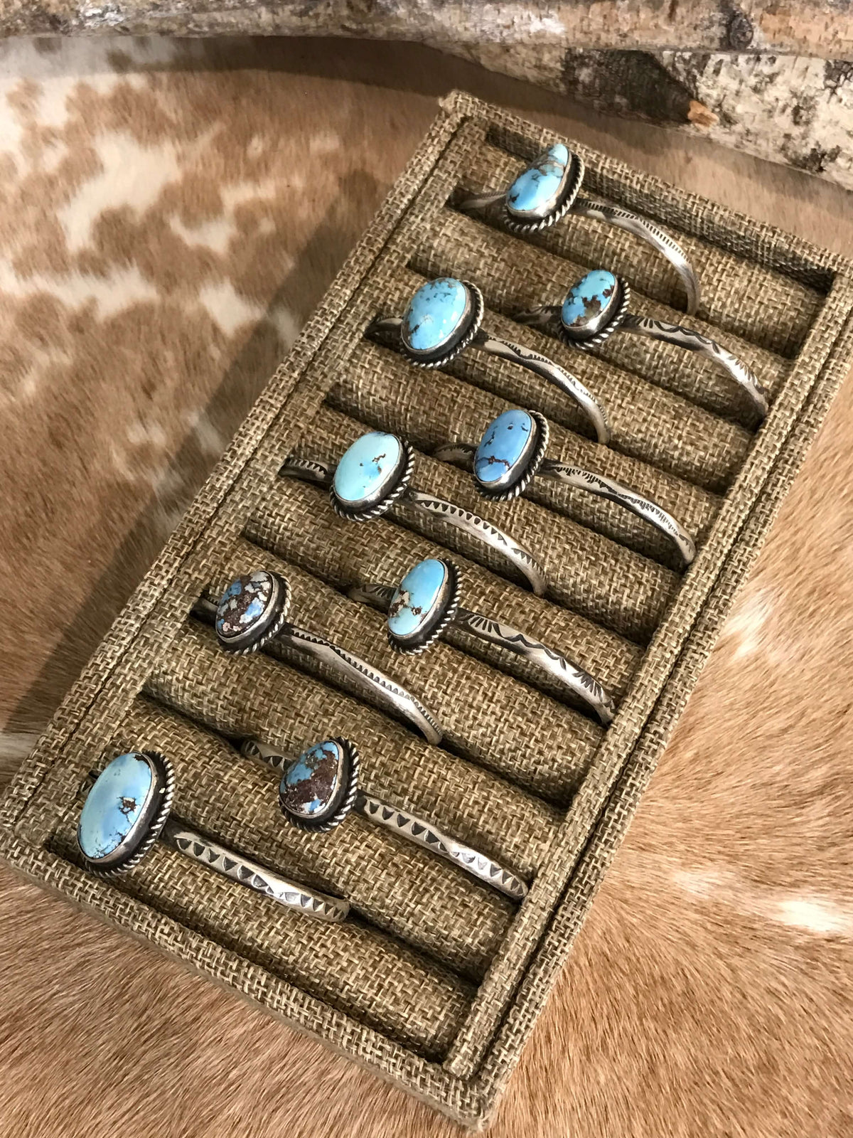 The Chaney Cuffs-Bracelets & Cuffs-Calli Co., Turquoise and Silver Jewelry, Native American Handmade, Zuni Tribe, Navajo Tribe, Brock Texas