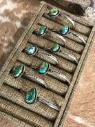 The Harper Cuffs-Bracelets & Cuffs-Calli Co., Turquoise and Silver Jewelry, Native American Handmade, Zuni Tribe, Navajo Tribe, Brock Texas