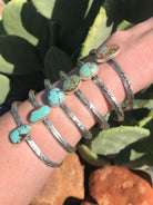 The White Springs Cuffs-Bracelets & Cuffs-Calli Co., Turquoise and Silver Jewelry, Native American Handmade, Zuni Tribe, Navajo Tribe, Brock Texas