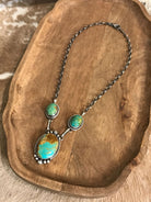 The Bristow Statement Necklace, 8-Necklaces-Calli Co., Turquoise and Silver Jewelry, Native American Handmade, Zuni Tribe, Navajo Tribe, Brock Texas