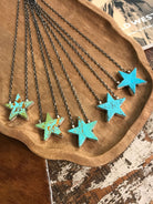 The Starstruck Turquoise Necklaces-Necklaces-Calli Co., Turquoise and Silver Jewelry, Native American Handmade, Zuni Tribe, Navajo Tribe, Brock Texas