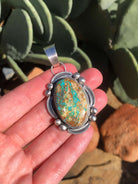 The Cheakamus Pendant, 1-Pendants-Calli Co., Turquoise and Silver Jewelry, Native American Handmade, Zuni Tribe, Navajo Tribe, Brock Texas