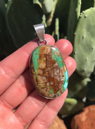 The Wildland Pendant-Pendants-Calli Co., Turquoise and Silver Jewelry, Native American Handmade, Zuni Tribe, Navajo Tribe, Brock Texas