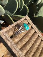 The Conroe Turquoise Cuff-Bracelets & Cuffs-Calli Co., Turquoise and Silver Jewelry, Native American Handmade, Zuni Tribe, Navajo Tribe, Brock Texas