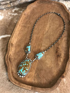 The Bristow Statement Necklace, 16-Necklaces-Calli Co., Turquoise and Silver Jewelry, Native American Handmade, Zuni Tribe, Navajo Tribe, Brock Texas