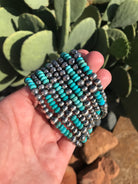 The Manhattan Bracelet, Turquoise-Bracelets & Cuffs-Calli Co., Turquoise and Silver Jewelry, Native American Handmade, Zuni Tribe, Navajo Tribe, Brock Texas