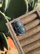 The Lexington Ring 1, Adjustable-Rings-Calli Co., Turquoise and Silver Jewelry, Native American Handmade, Zuni Tribe, Navajo Tribe, Brock Texas