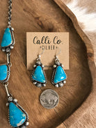 The Copeland Lariat Necklace Set, 22-Necklaces-Calli Co., Turquoise and Silver Jewelry, Native American Handmade, Zuni Tribe, Navajo Tribe, Brock Texas