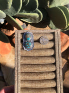 The Lexington Ring 1, Adjustable-Rings-Calli Co., Turquoise and Silver Jewelry, Native American Handmade, Zuni Tribe, Navajo Tribe, Brock Texas
