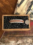 The Roscoe Coral Cuff-Bracelets & Cuffs-Calli Co., Turquoise and Silver Jewelry, Native American Handmade, Zuni Tribe, Navajo Tribe, Brock Texas