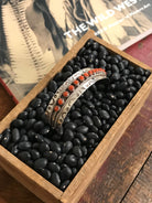 The Roscoe Coral Cuff-Bracelets & Cuffs-Calli Co., Turquoise and Silver Jewelry, Native American Handmade, Zuni Tribe, Navajo Tribe, Brock Texas