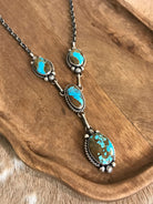 The Copeland Lariat Necklace Set, 25-Necklaces-Calli Co., Turquoise and Silver Jewelry, Native American Handmade, Zuni Tribe, Navajo Tribe, Brock Texas