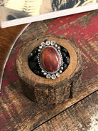 The Bellagio Ring, Sz 8-Rings-Calli Co., Turquoise and Silver Jewelry, Native American Handmade, Zuni Tribe, Navajo Tribe, Brock Texas