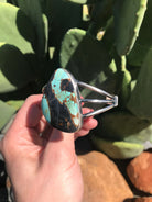 The Glorieta Cuff-Bracelets & Cuffs-Calli Co., Turquoise and Silver Jewelry, Native American Handmade, Zuni Tribe, Navajo Tribe, Brock Texas