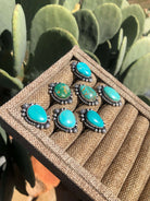 The Oshea Rings-Rings-Calli Co., Turquoise and Silver Jewelry, Native American Handmade, Zuni Tribe, Navajo Tribe, Brock Texas