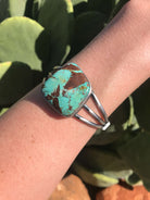 The Summit Cuff-Bracelets & Cuffs-Calli Co., Turquoise and Silver Jewelry, Native American Handmade, Zuni Tribe, Navajo Tribe, Brock Texas